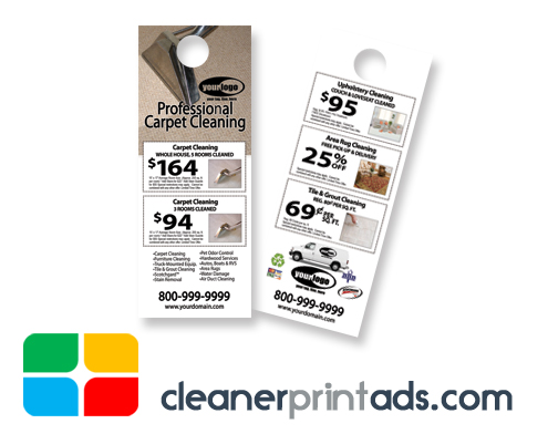 Carpet Cleaning Door Hanger Template ca01076