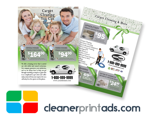 Carpet Cleaning Flyers Template ca01023