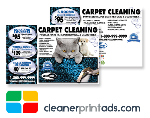 Carpet Cleaning Postcards Template ca00007